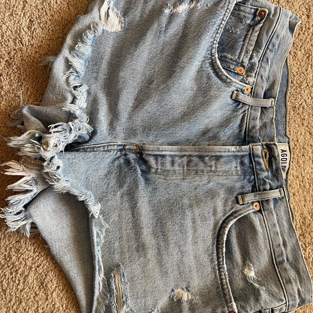 Women s designer AGOlDE shorts denim size 28